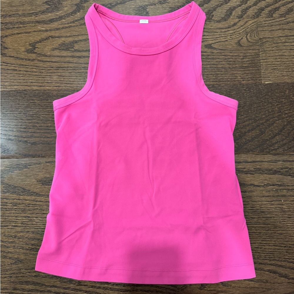 Lululemon Athletica Pink Fitted Tank Top